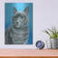 Luxe Grey Art «Grey Cat» par Rebecca Wang Art, Met «Grey Cat» par Rebecca Wang Art-101657035