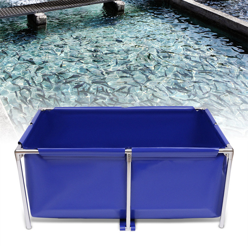 Foldable Canvas Fish Tank, Large Portable Aquarium Breeding Pool