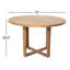 Venice Outdoor Round Teak Dining Table-603861068