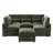 85'' W Chenille Modular Couch Sleeper Sofa-1616643304