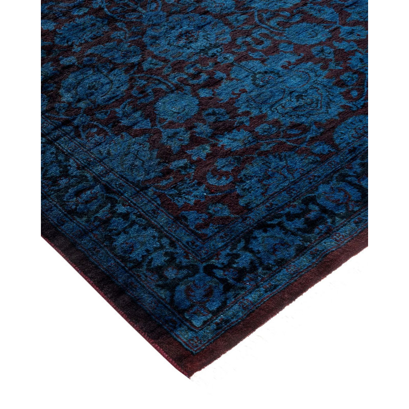 Fine Vibrance One-of-a-Kind 2'6" x 12'1" Hand Knotted Area Rug