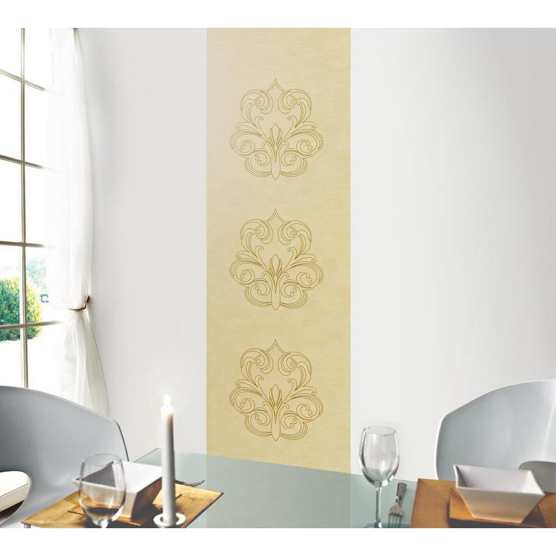 Nobile 3.2m x 70cm Wallpaper Tile, Beige / Gold