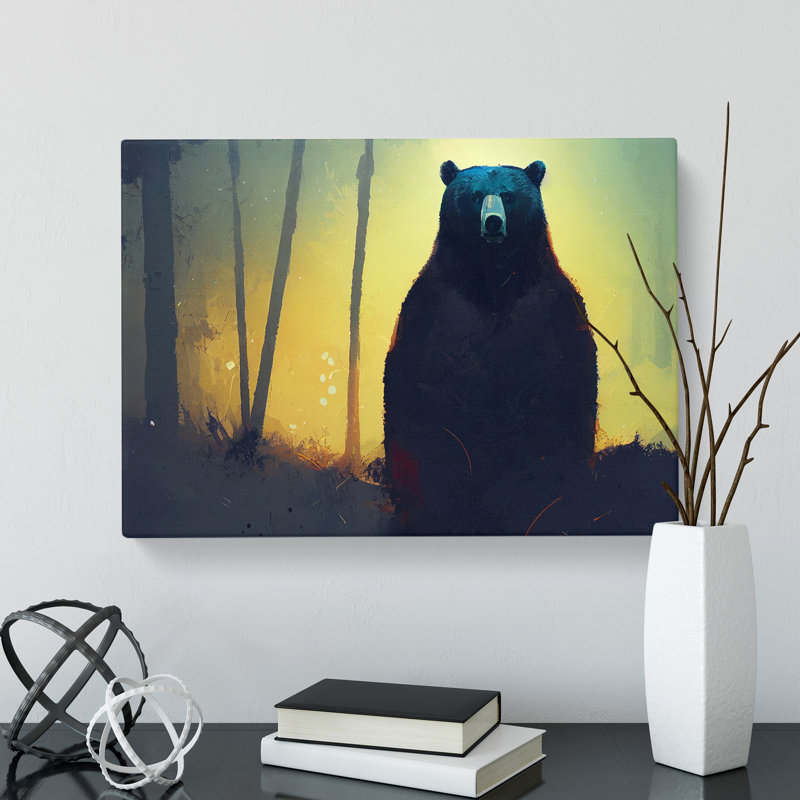 Bear Vol.2 Abstract - Wrapped Canvas, 50cm H x 76cm W x 3cm D