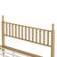 Lit plateforme en bois avec tête de lit en forme de gourde-351938224