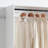 Devi White Wall Mounted Wood Closet System