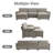 Shugar Solid and Manufactured Wood U-Shaped Sectional-110188852