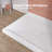 48" X 36" Double Threshold Shower Pan Base In White With Center Drain Assembly & Drain Cover Included