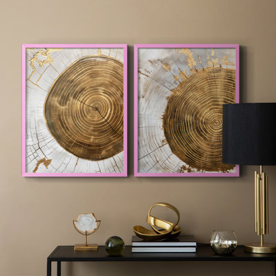 ABSTRACT Series CLXIX - Reproduction encadrée de qualité supérieure - prête à être accrochée - aucun clou requis - aucun clou requis