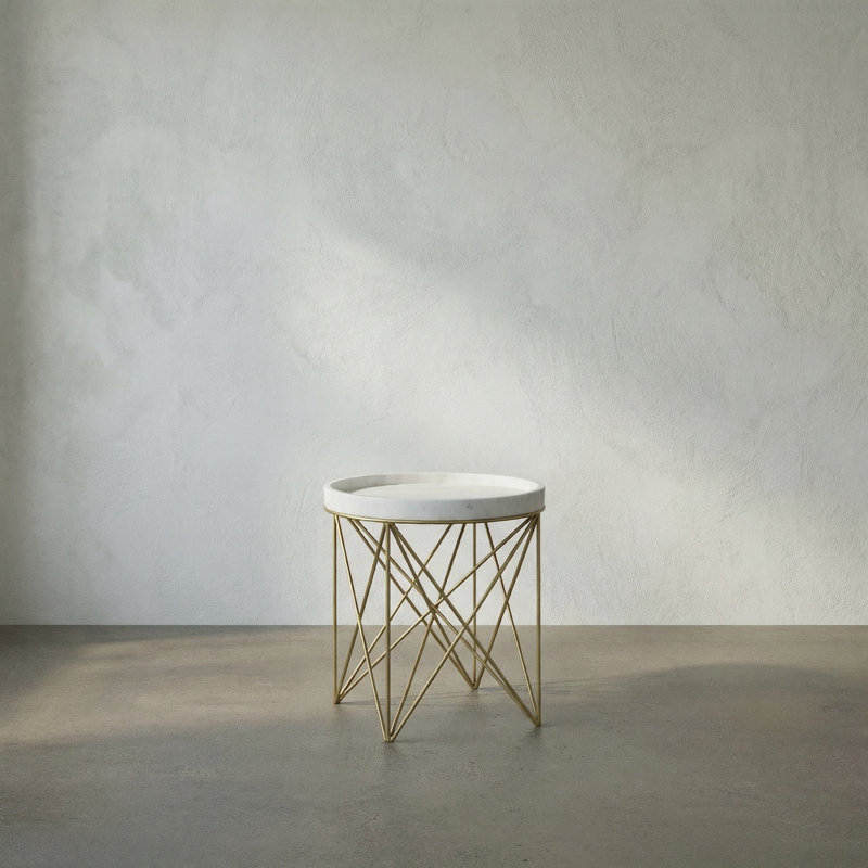 Prisma Marble End Table