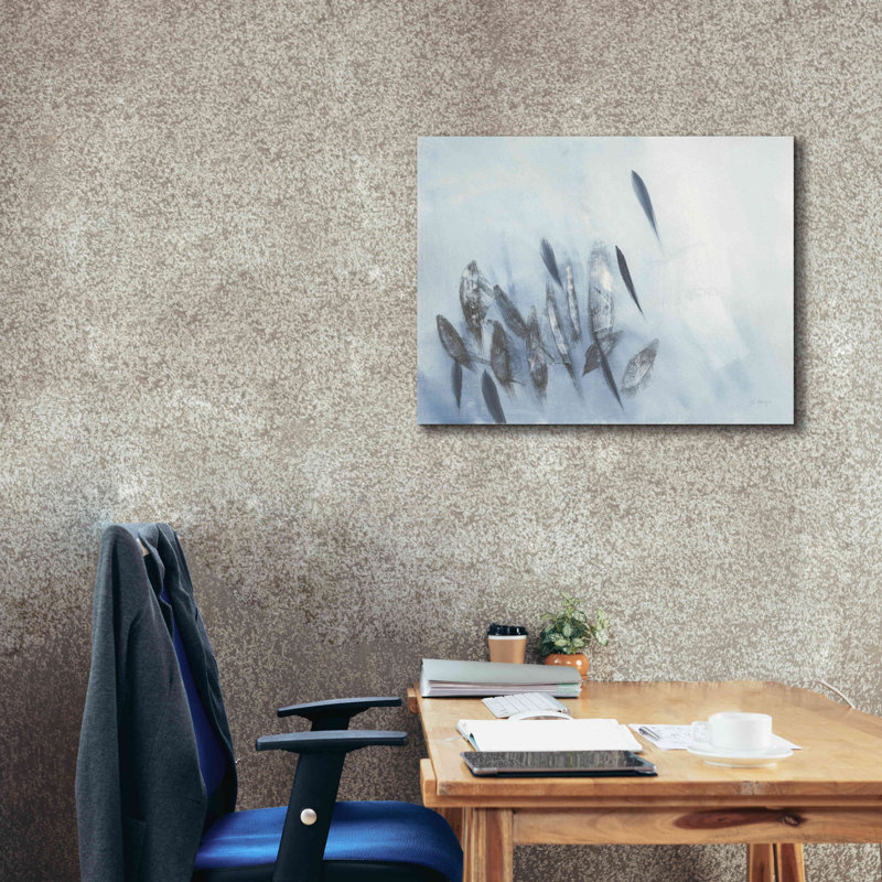 «Gamment Waving» par Jo Maye, art mural sur toile, H 26 po x l 34 po x P 1,5 po