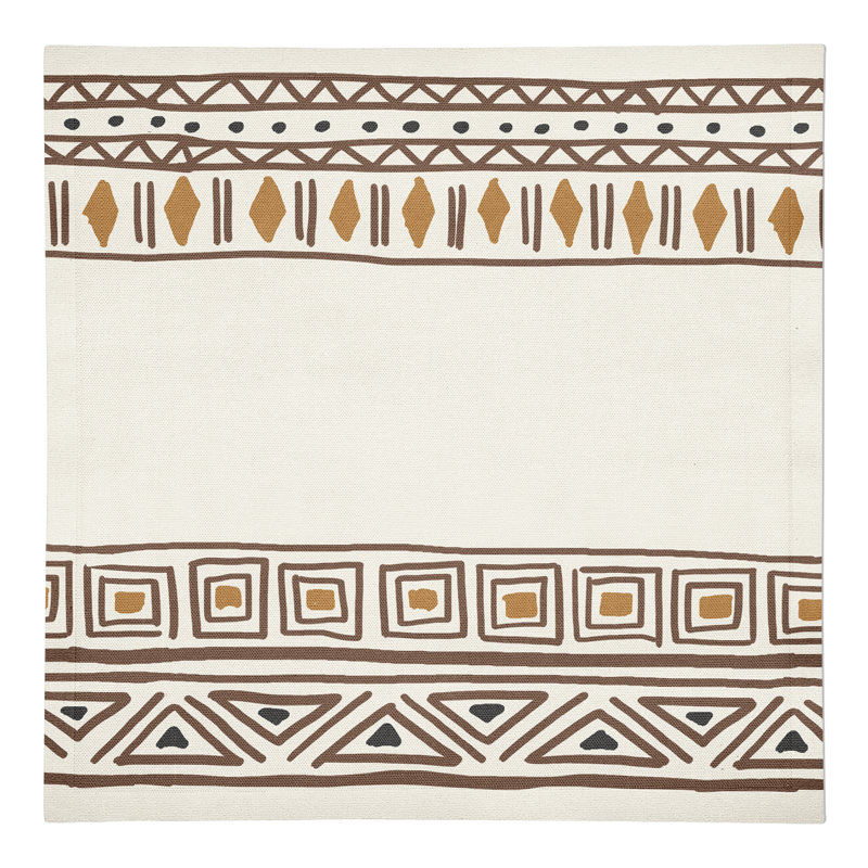 Aleia Cotton Blend Ikat Square Napkin