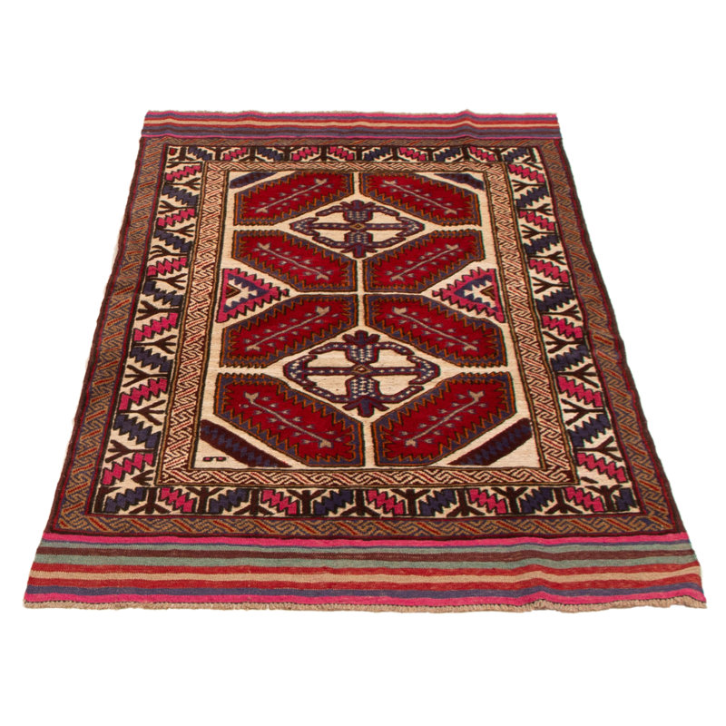 Tapis rouge tadjik 3 pi 7 po x 5 pi 11 po