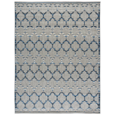 Dellena Performance Geometric Indoor/Outdoor Area Rug