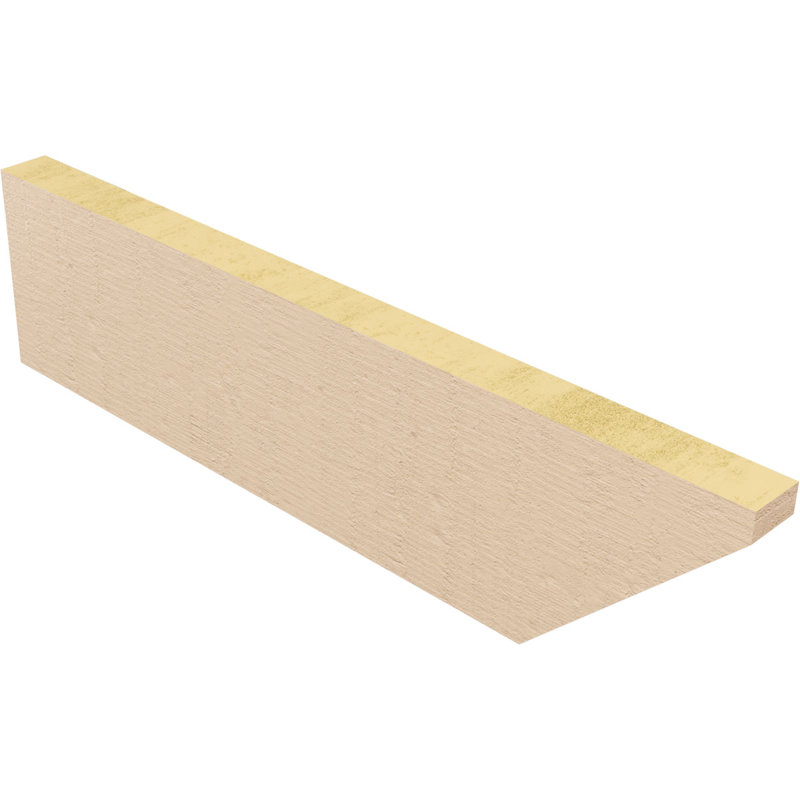 Queue de chevron Concord Woodgrain TimberThane, brun clair apprêté, H 8 po x l 32 po x P 2 po