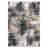 Abstract Yellow/Black/Gray Area Rug-1843828455