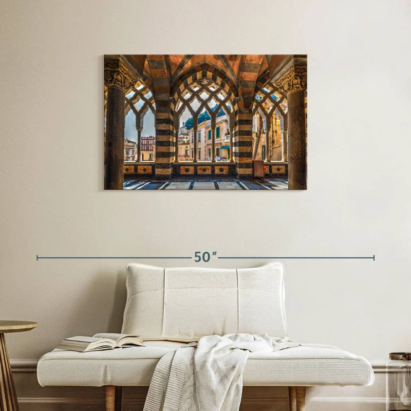 Adella, Italie, cathédrale d'Amalfi, H 24 po x l 36 po