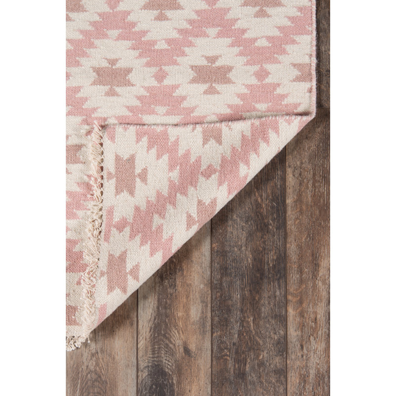 Thompson Wool Geometric Area Rug, Rectangle 5' x 7'6"