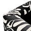 Repose-pieds de luxe avec tissu à motif floral