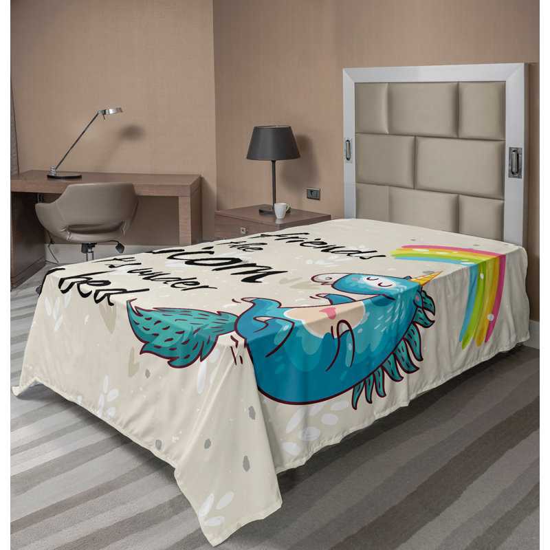 Drap plat Ambesonne, Drap plat pour lit simple