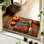 1 tapis de porte de l'Action de grâce - antidérapant, mélange de polyester et de caoutchouc lavable à la machine, de citrouille festive et de tapis de bienvenue «Welcome» pour l'entrée, la cuisine, le salon, la chambre à coucher, la salle de lavage (20 * 31 pouces)
