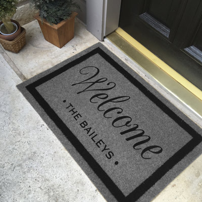 Laquida Non-Slip Outdoor Doormat