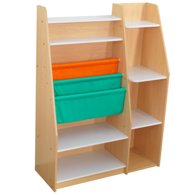 Wooden Pocket Storage Bookcase