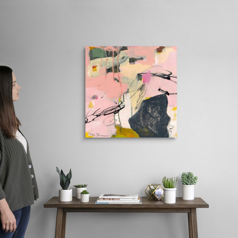 Reproduction d’art sur toile, "Sylvan Zephyr no. 4" par Pamela K., H 24 po x l 24 po x P 1,25 po, Toile tendue