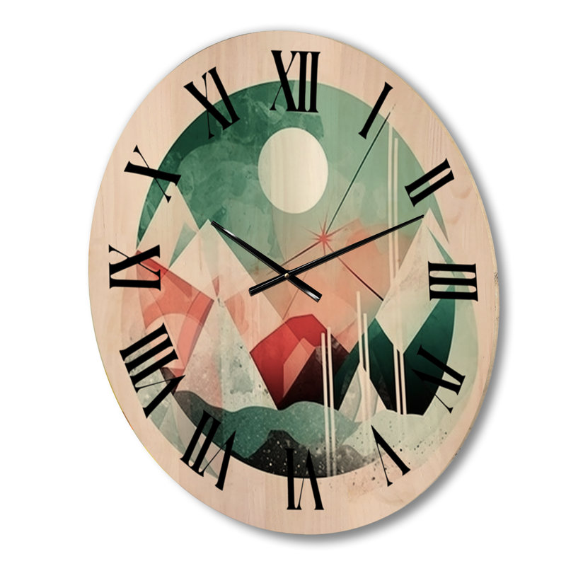 Liberatina Solid Wood Wall Clock, Large