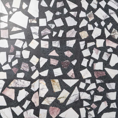 Durham 15,98 po X 15,98 po Carrelage de sol et mural Terrazzo adouci (3,55 pieds carrés / caisse)