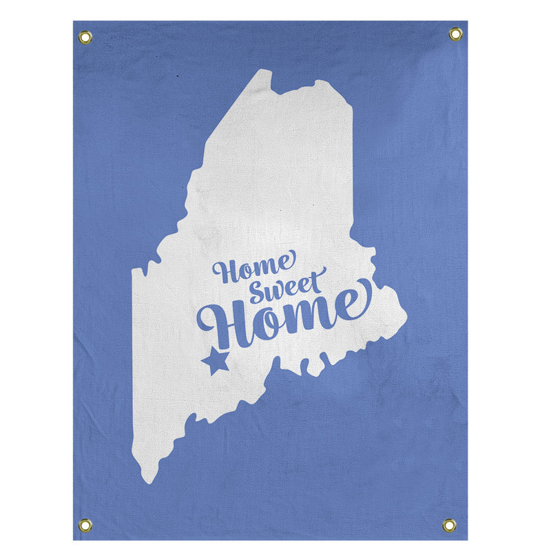 Tapisserie murale the home augusta me doux, H 59 po x l 50 po, Bleu