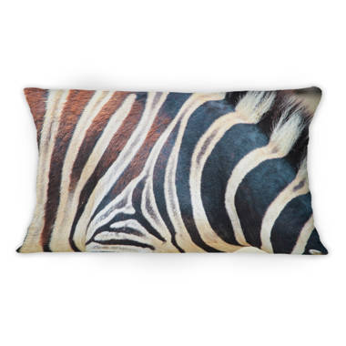 Phantoscope Tropical Series Decorative Throw Pillows, Zebra Stripe, 18 inch x 18 inch, Set of 4, Size: Full Pillows