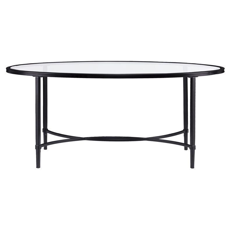 Quinton Oval Cocktail Table, Black