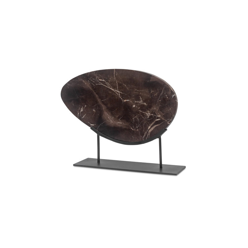 Galen Sculpture Saint Laurent Brown Marble, Saint Laurent Brown