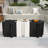 3-Piece Artistic Puzzle Table Set(Only Including Table)-1710748361
