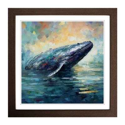 Whale Impressionism - Framed Print
