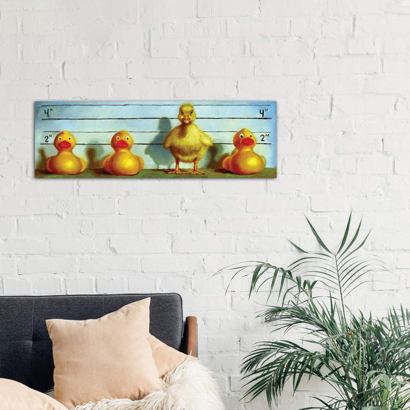 The Big Lineup by Lucia Heffernan - Wrapped Canvas Panoramic Painting, 30.48 cm H x 91.44 cm W x 1.91 cm D