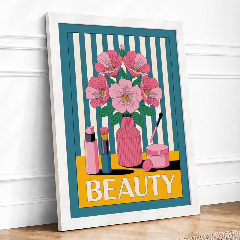 Beauty In Bloom Modern - Print, A4 - 29.7 x 21.0 cm, White