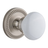 Grandeur Newport Rosette Double Dummy with Parthenon Door Knob