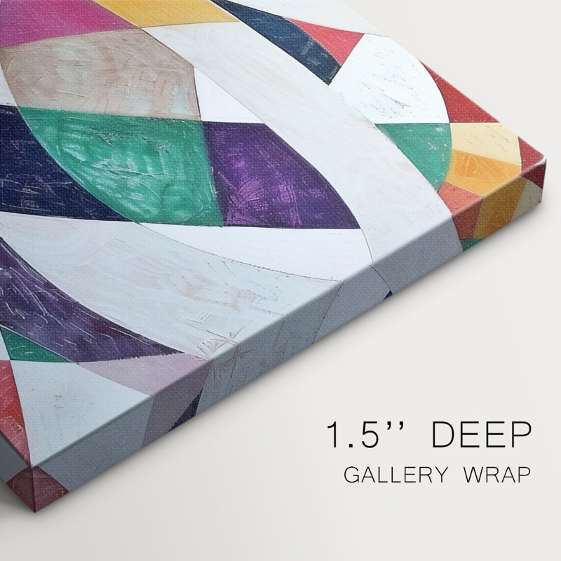Série abstraite 1 # XLI-Gallery, H 16 po x l 32 po