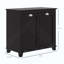 Armoire à linge double inclinable, armoire de rangement pour salle de bain avec panier à 2 compartiments, armoire de plancher moderne pour salle de bain
