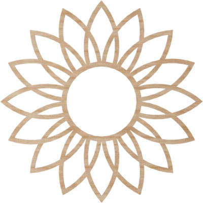 Médaillon de plafond en bois Daisy