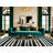 Washable Cypress White Striped Area Rug-1794027974