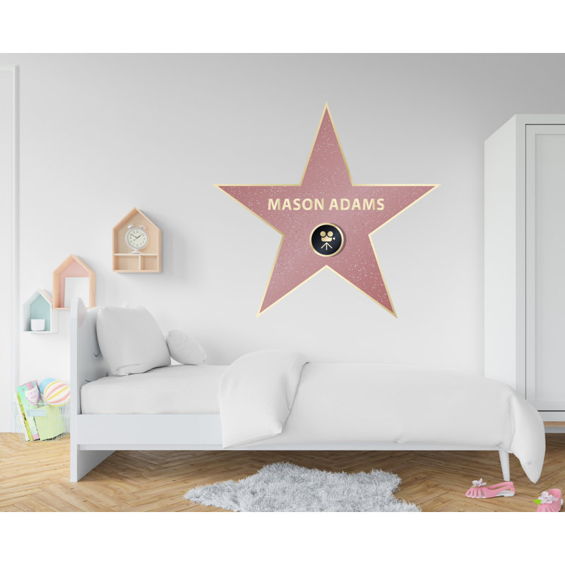 Walk of Fame, célébrité hollywoodienne, autocollant mural, H 10 po x l 10 po, Oui