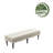 Casablanca Fabric Upholstered Bench with Wheels-833605210