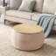 Repose-pieds rond avec rangement Dariyan-1050036548