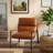 Gerani Faux Leather Armchair-1946015684