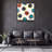 Stunning Decorative Tempered Glass Painting, 19.7 x 19.7 Inches | 100% Tempered Glass, Thickness: 0.16 Inches | UV Printing for Vibrant Colors | Perfect for Home Décor, Living Room or Office Wall Art