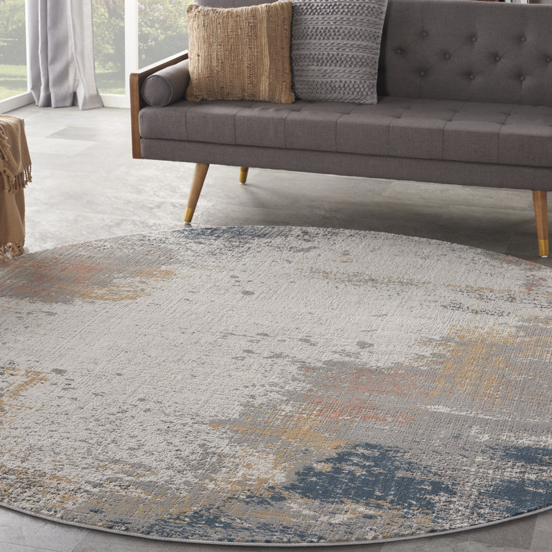 RUSTIC TEXTURES - Area Rug, Round 7'10"