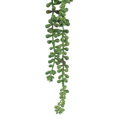 4 Pack 27.2 X 3.5 2" Faux Bead Grass 3 - Strand Stem In Dark , Enhance Your Game Room Decor With Natural Beauty 27.2X3.5X2" Stems Pack, Decorate Space Lifelike Details