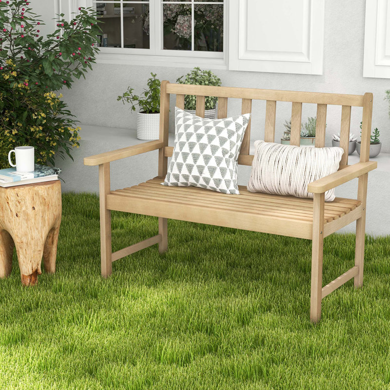 Banc d'extérieur en bois de teck Devien